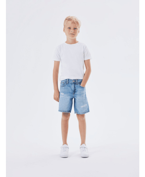 Denim Shorts Slim Fit Jongens