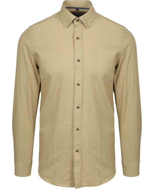 Suitable Overhemd Washed Sand