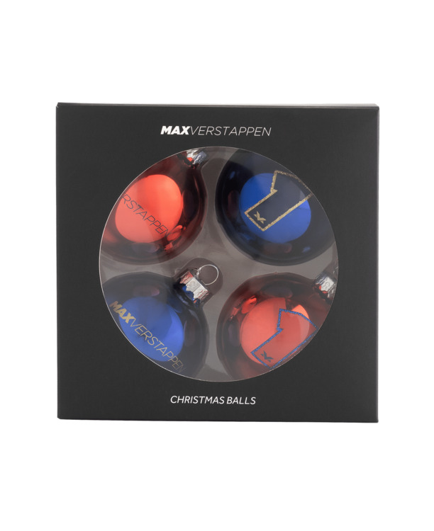 Kerstballen 4-pack - Max Verstappen
