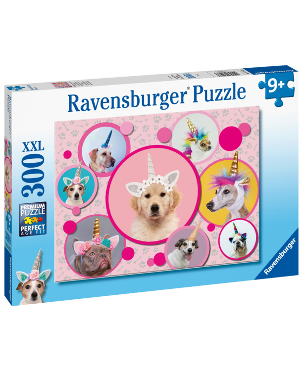 Ravensburger puzzel Schattige Eenhoorn-honden