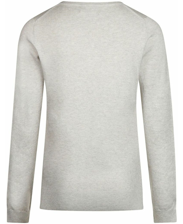 Steppin' Out Damestrui Cotton Cashmere V-hals Grijs