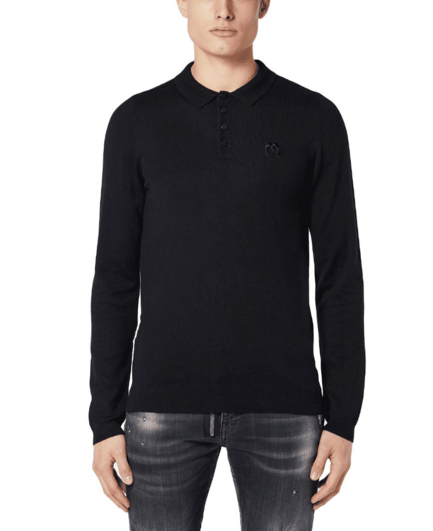 SOLID M LONGSLEEVE POLO MEN