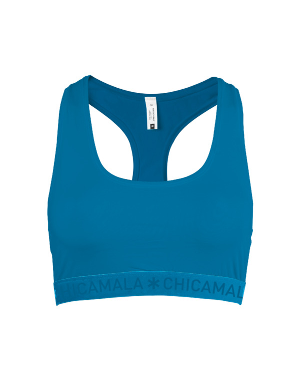 Dames 1-pack racer back effen Green