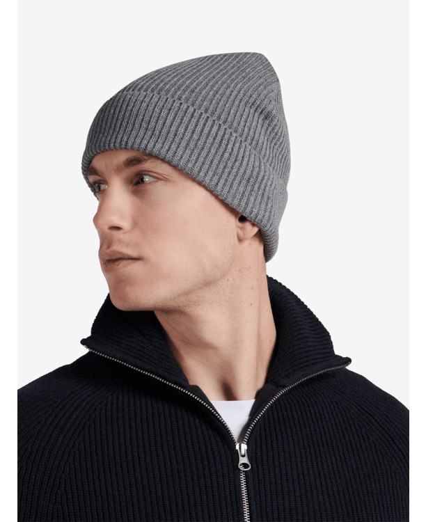 Beanie van biologisch katoen-stretch Heren