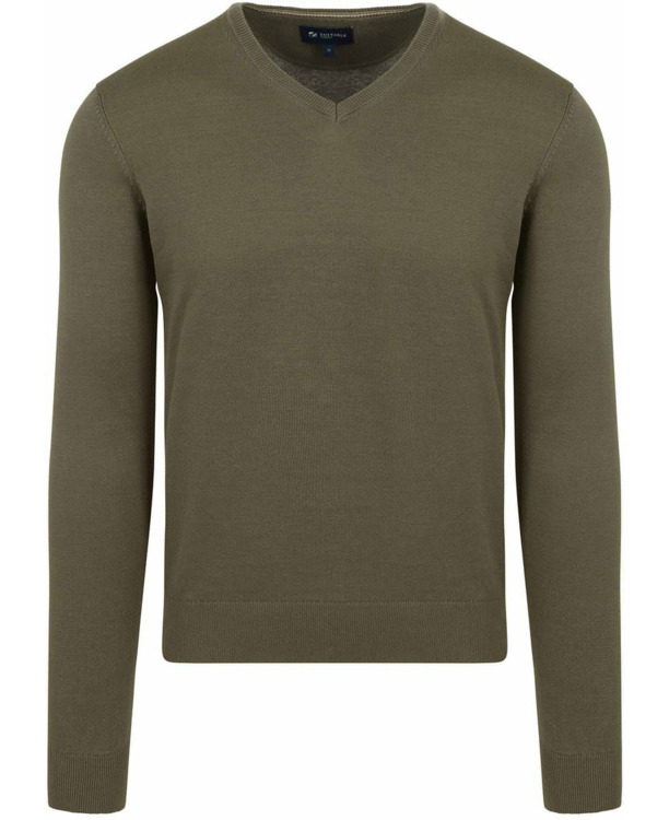 Suitable Respect Vinir Pullover Olijfgroen