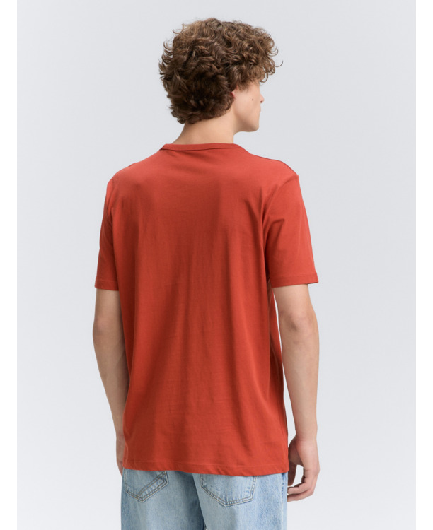 Eenvoudig T-shirt met logo-opdruk