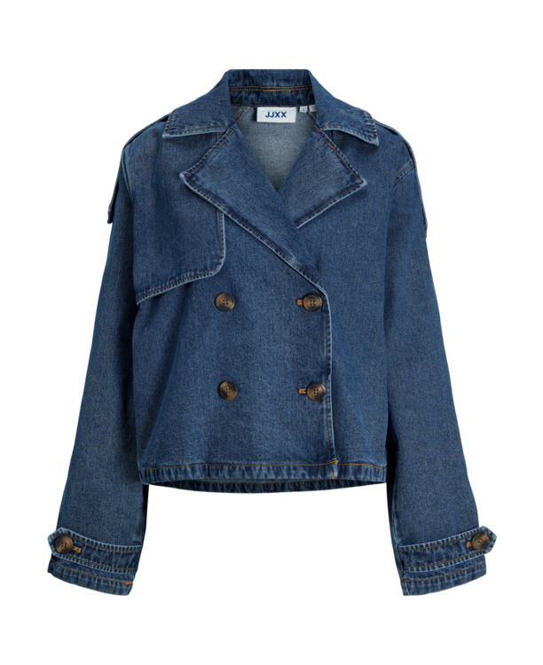 JXCARLIE SHORT LS DENIM TRENCHCOA D