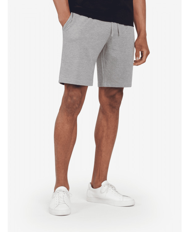 No Label Heren Mand Grijs Panier Piqué Cotton