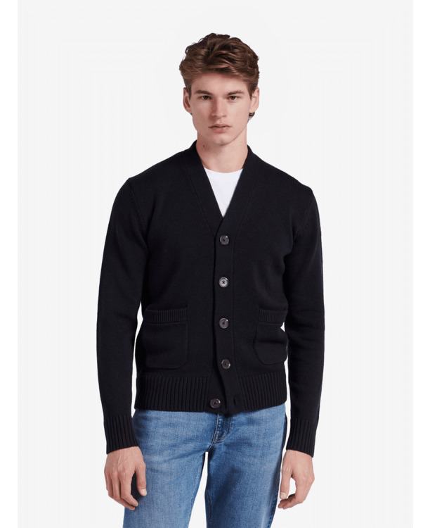 Boston Merino cardigan Heren