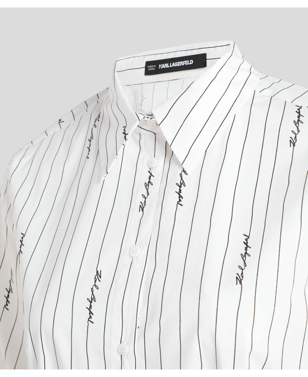LINE SIGNATURE AOP SHIRT DRESS