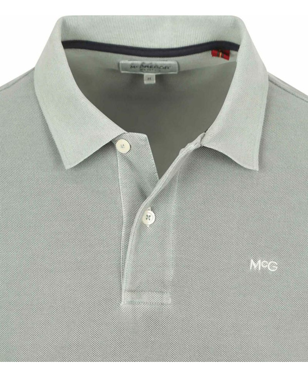 McGregor Piqué Polo Grijs Groen