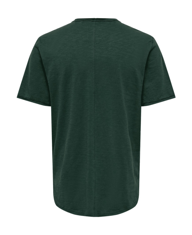 Lange lijn pasvorm O-hals korte mouwen (K/M) Heren