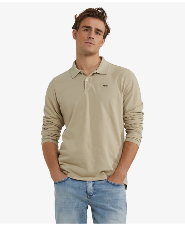 Classic Polo Long Sleeves 100% Cotton Heren