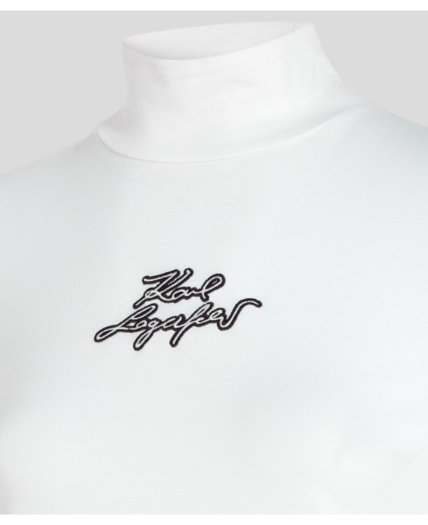 MOCK NECK LS T-SHIRT