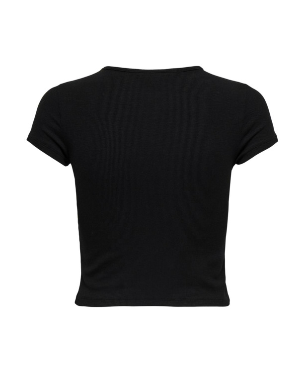 Regular Fit O-Neck Short Sleeves (S/S) T-shirt met strikdetail voor dagelijks gebruik