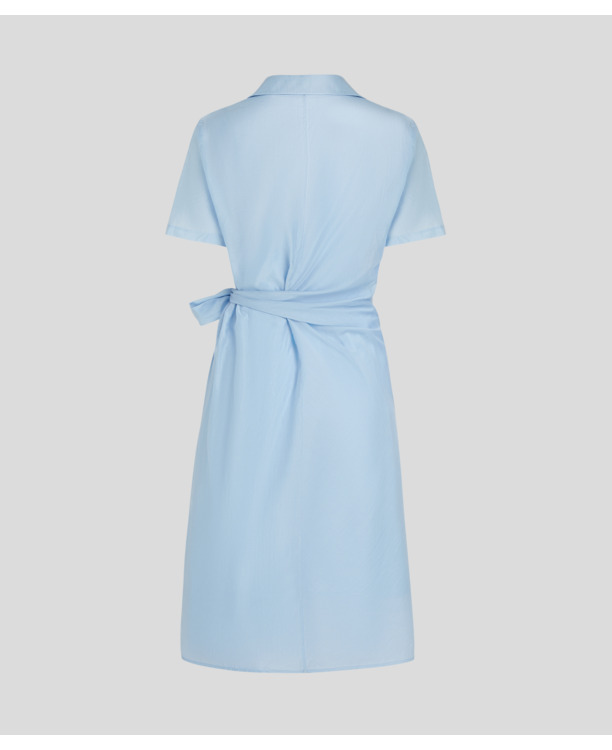 SHEER WRAP DRESS