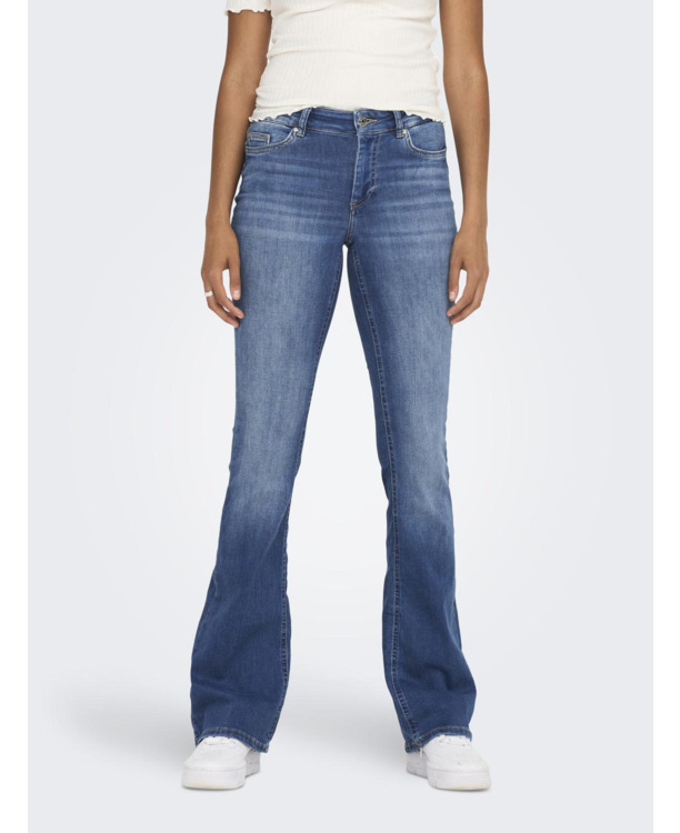 Flared Fit Wijd uitlopende pasvorm, jeans met middelhoge taille en muntzakje