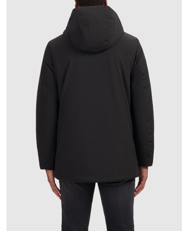Logo Badge Parka 100% Polyester Men