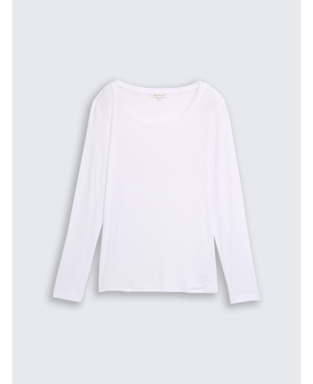Basic shirt met lange mouwen