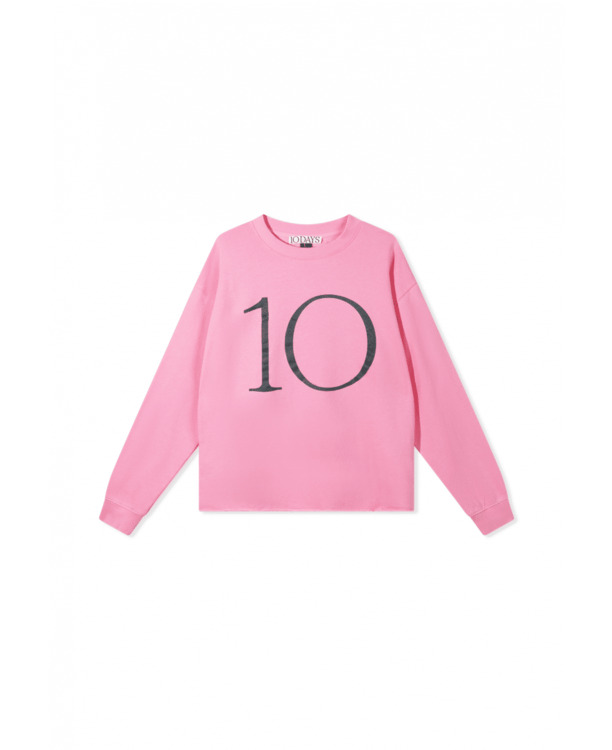 10DAYS Dames organisch katoen trui logo