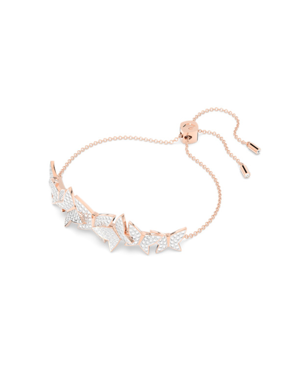 Idyllia Lilia Soft Bangle Rose Gold shiny Crystal
