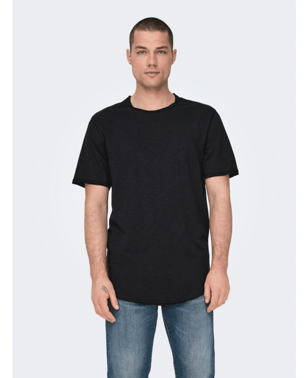 Lange lijn pasvorm O-hals korte mouwen (K/M) Heren