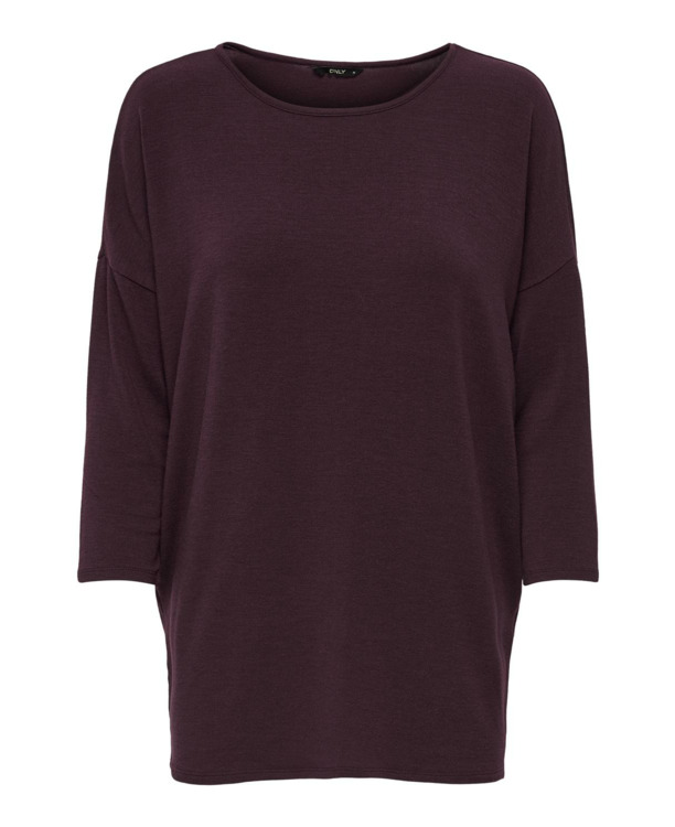 Loose Fit O-Neck 3/4 Sleeves (3/4) Top met ronde hals en 3/4 mouwen voor dagelijks comfort
