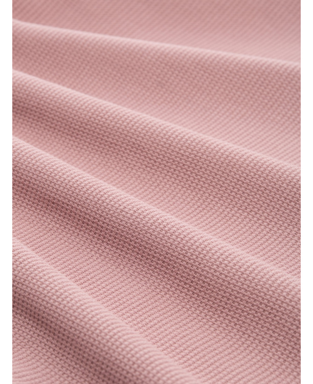 Sweatshirt met wafelstructuur