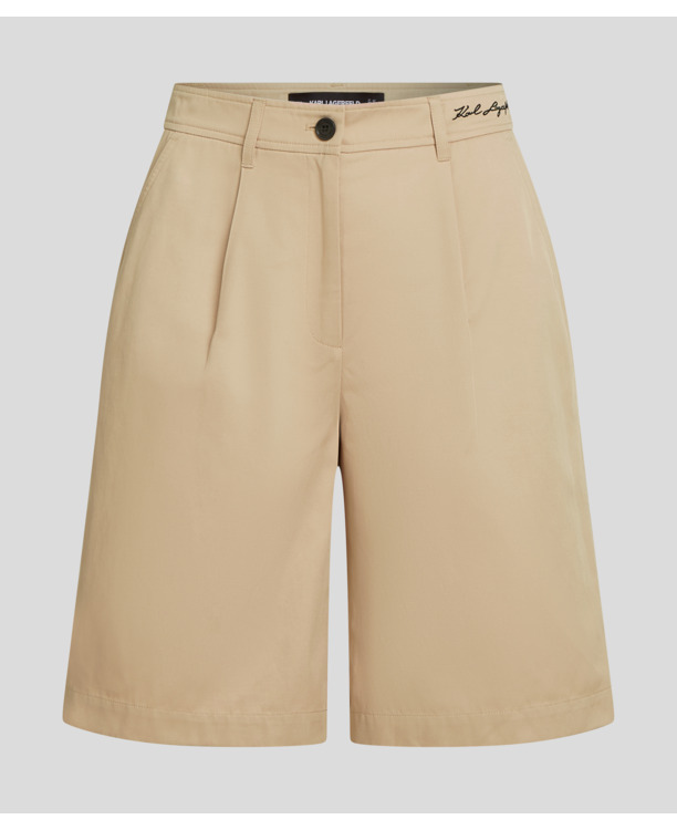 PLEATED BERMUDA