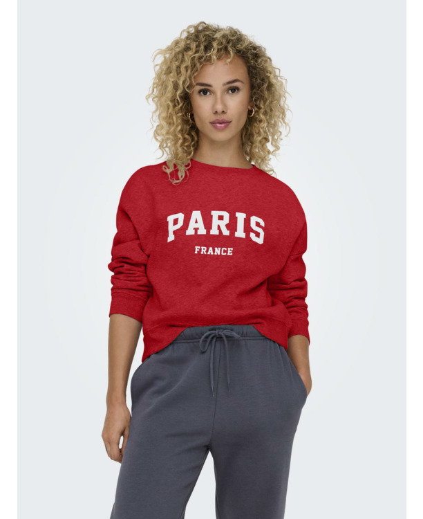 Loose Fit O-Neck Long Sleeves (L/S) Sweatshirt met print