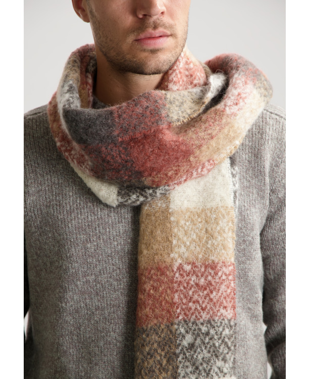 Dstrezzed Heren Grote Ruit Sjaal Accessoires Zwart Big Block Check