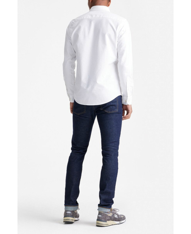 King Essentials The Tommy Oxford Overhemd Wit