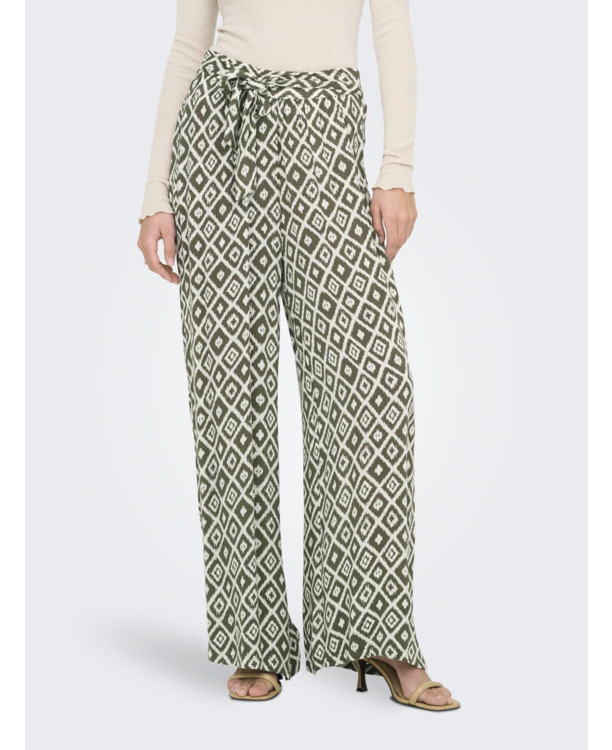 Loose Fit Loose fit broek met riem in de taille