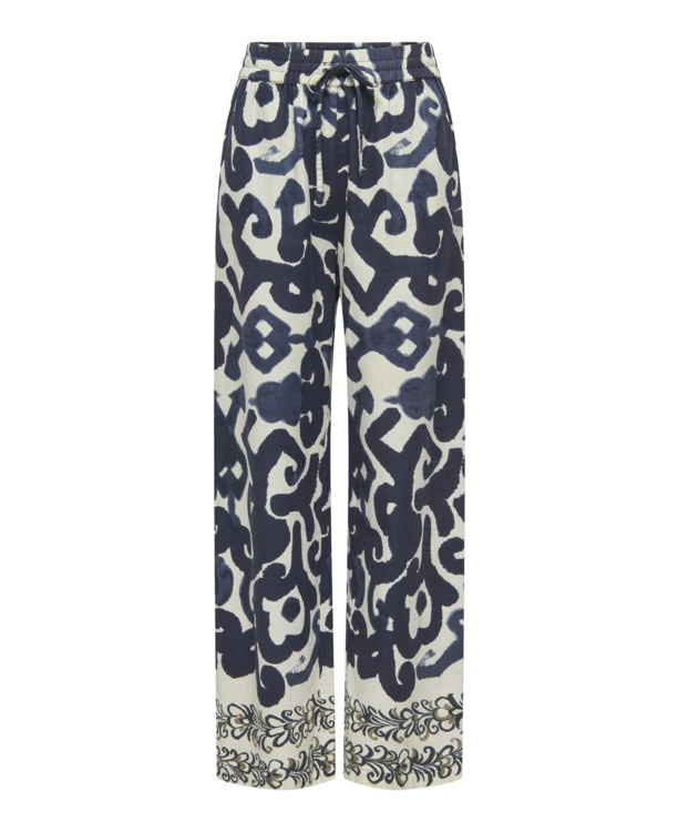 Regular Fit Comfortabele broek met elastische tailleband in regular fit