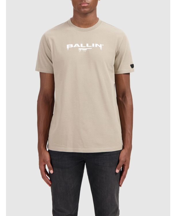 Druppelend Logo T-shirt 100% Katoen Mannen