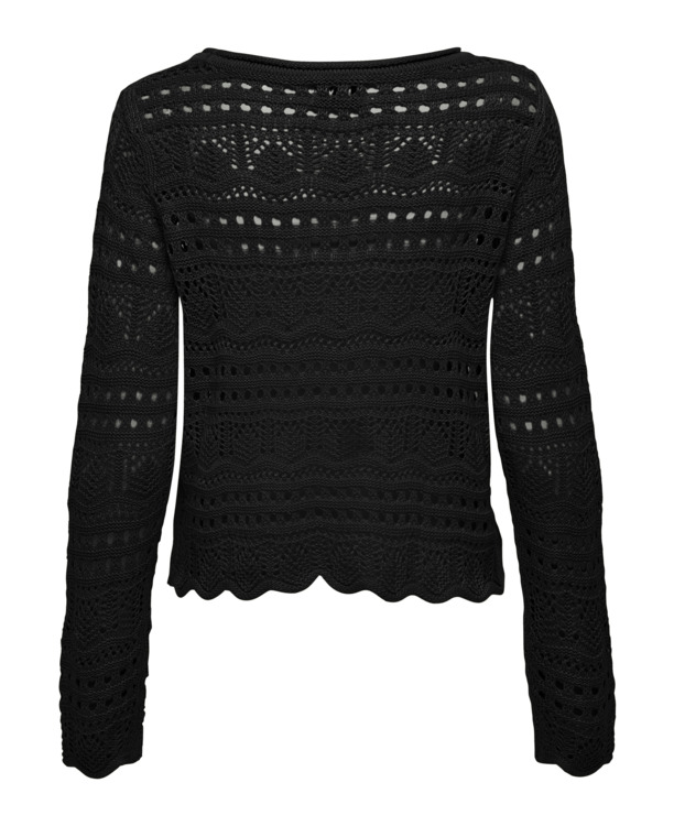 JDYSUN LAY L/S BOATNECK PULLOV. KNT