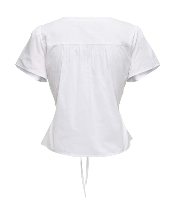 Regular Fit O-Neck Sleeveless (S/L) Regular fit mouwloze top met trekkoord