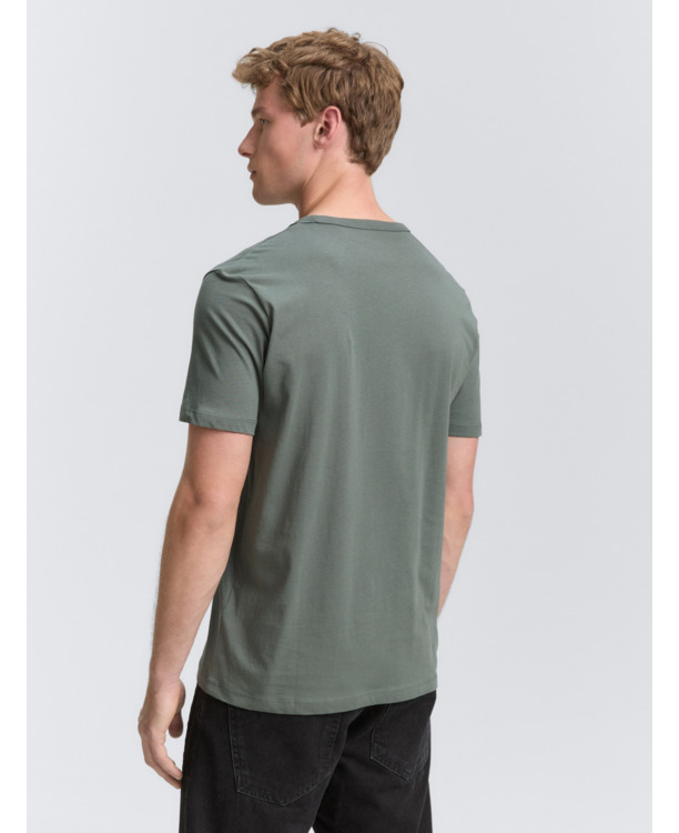 Eenvoudig T-shirt met logo-opdruk