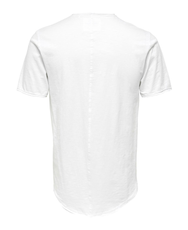 Lange lijn pasvorm O-hals korte mouwen (K/M) Heren