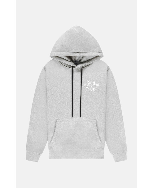 De Graffiti Hoodie Grijs Unisex
