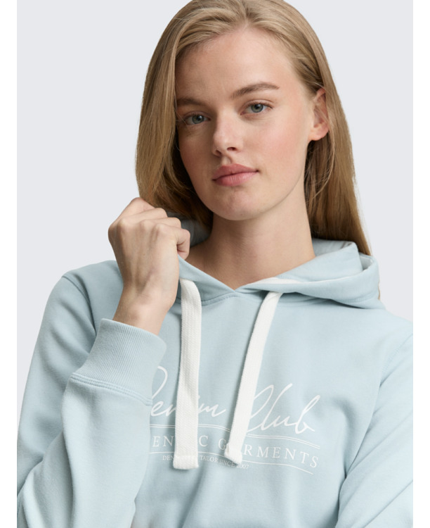 Hoodie sweatshirt met logoprint