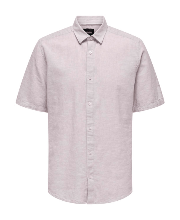 Slim Fit Overhemdkraag Korte Mouwen (K/M) Heren