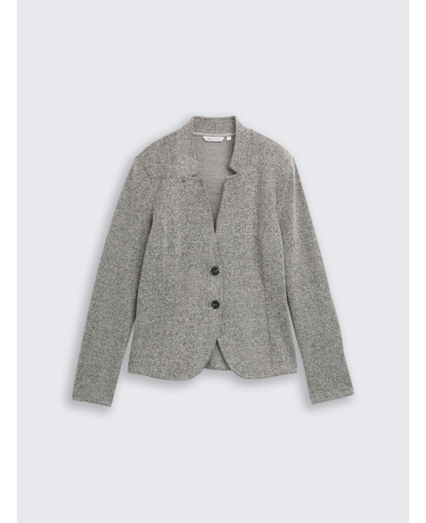 Aanslurden jacquard blazer