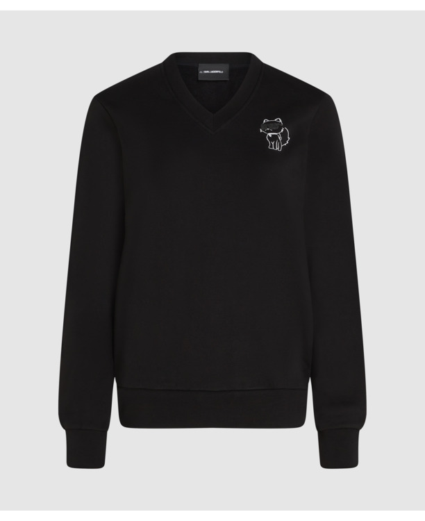 CHOUPETTE V-NECK SWEATSHIRT