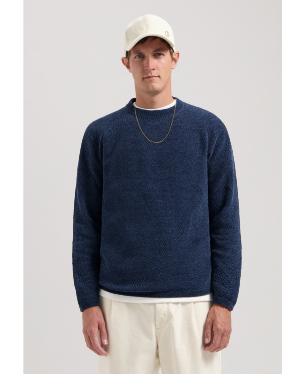Dstrezzed Heren Chenille Trui Crewneck Grijs