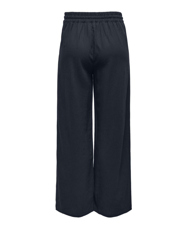 Loose Fit Broek met wijde pijpen en hoge taille voor dagelijks gebruik