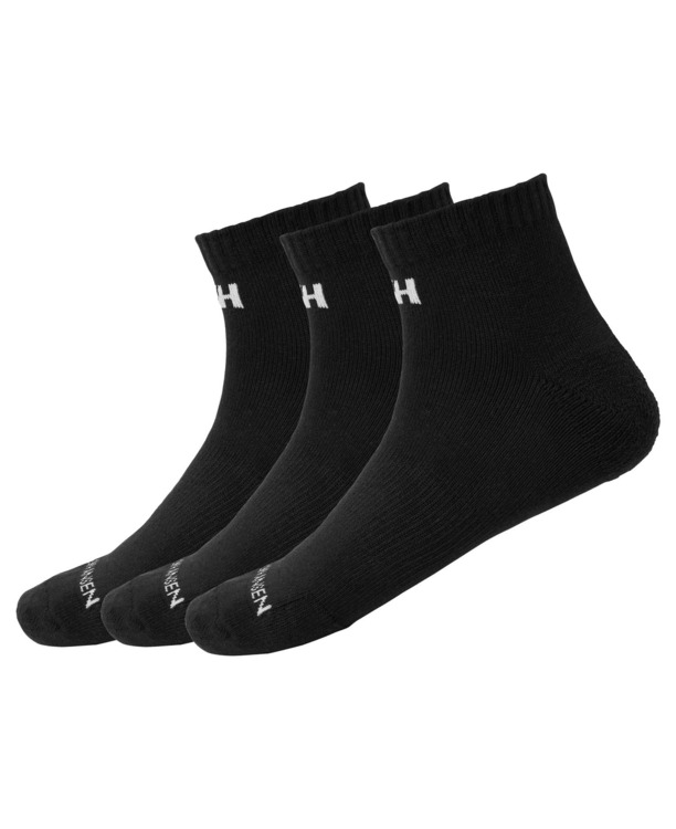 3 PACK QUARTER LENGTH SOCKS m,f