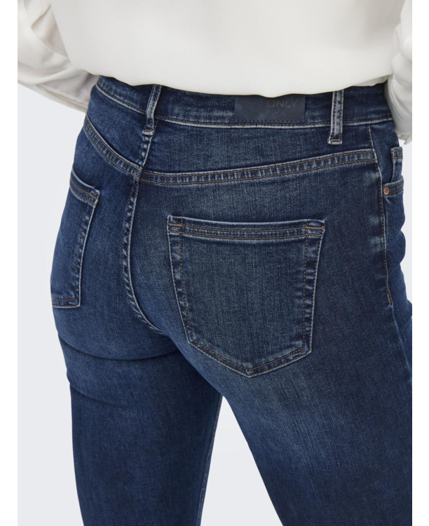 Flared Fit Jeans met uitlopende taille en uitlopende taille met zakken aan de voorkant