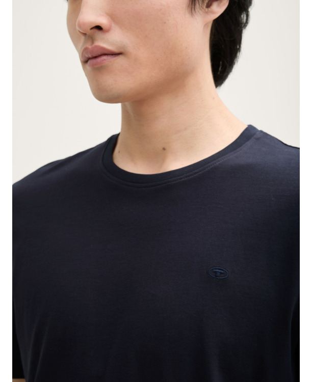 Basic T-shirt met opdruk logo