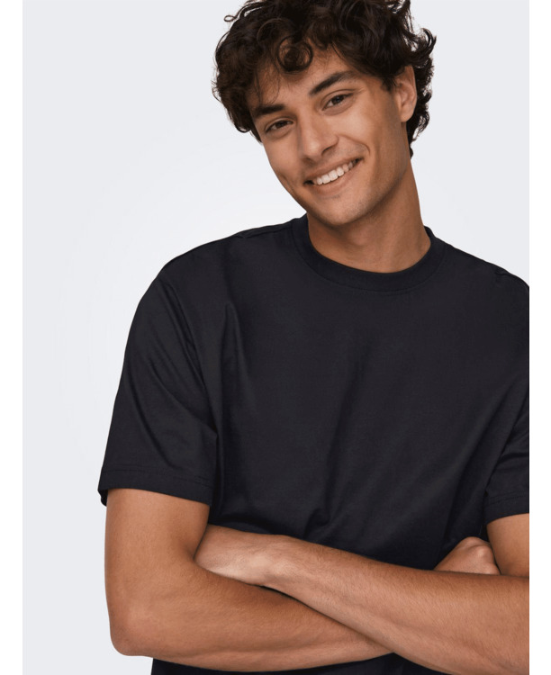 Relaxed Fit O-Hals Korte Mouwen (K/M) Heren